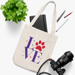 Love Organic 2 Sided Canvas Tote Bag
