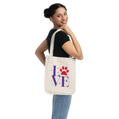 Love Organic 2 Sided Canvas Tote Bag