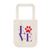 Love Organic 2 Sided Canvas Tote Bag