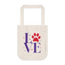 Love Organic 2 Sided Canvas Tote Bag