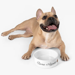Bone Appétit Ceramic Dog Bowl – Gourmet Meal with a Side of Sass
