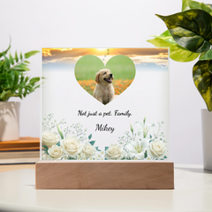 Custom Pet Memorial Acrylic Plaque